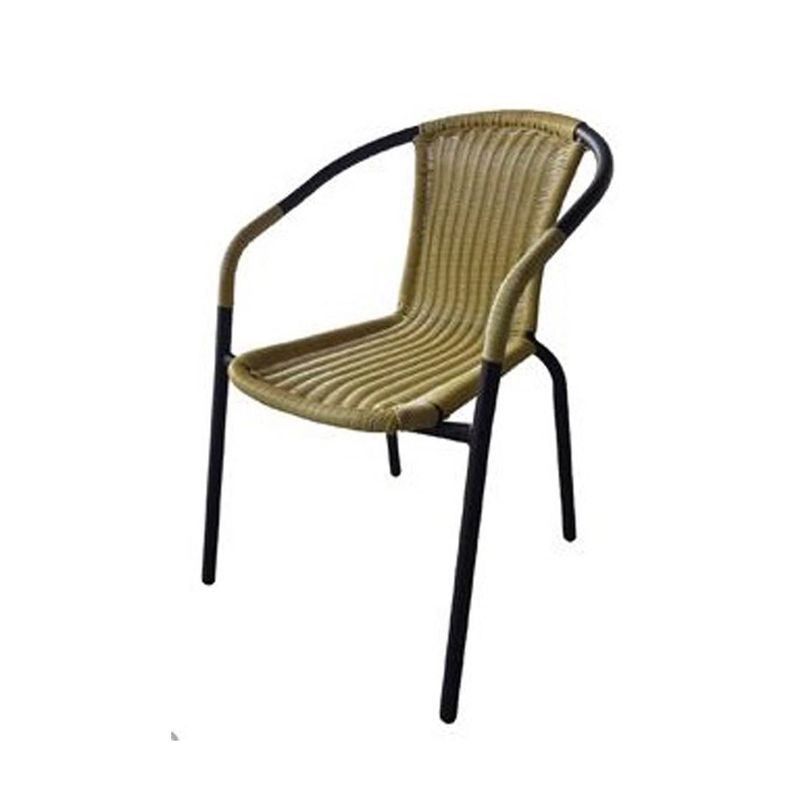 Silla-Simil-Rattan-Cafe-Claro-Caño-Negro-1-599483
