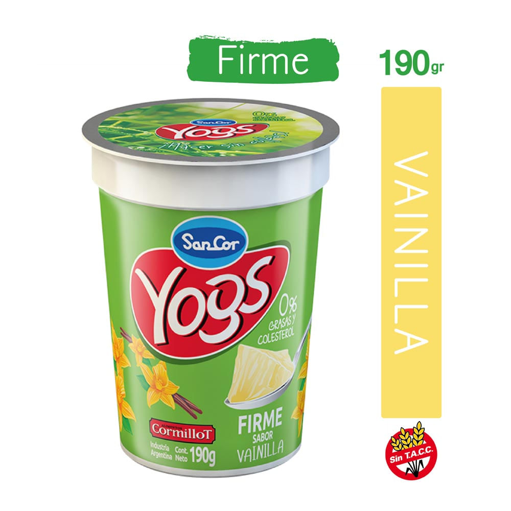 Yogur Natural Yogs 190 gr Firme