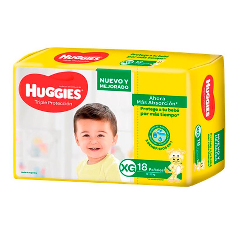 Pañales-Huggies-Classic-Xg-Mega-18-U-2-39099