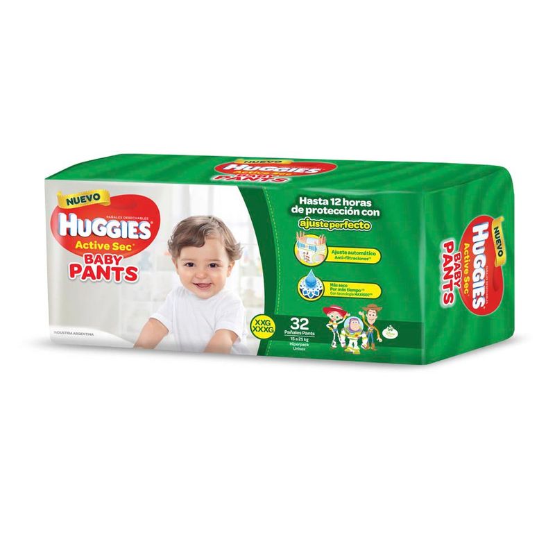 Pañales-Huggies-Pants-Active-Sec-Xxg-32-U-2-244267