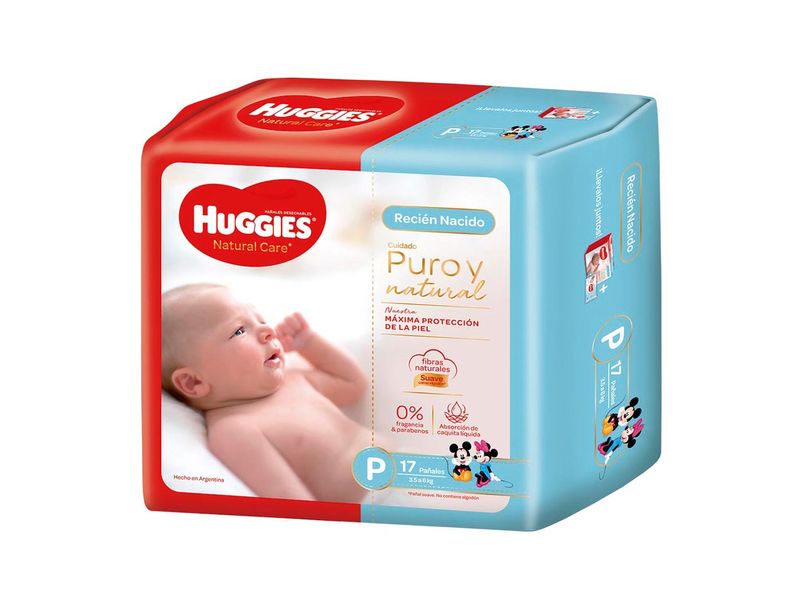 Huggies® Natural Care Recién Nacido