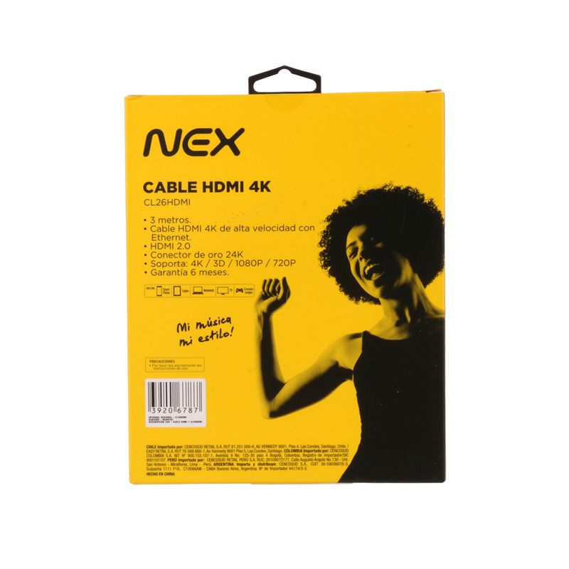 Cable-Hdmi-Nex-Cl26hdmi-3m-2-818353