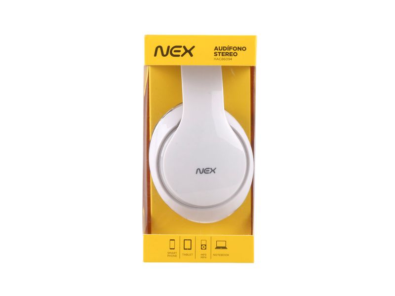 Auriculares Stereo On Ear Blanco Nex