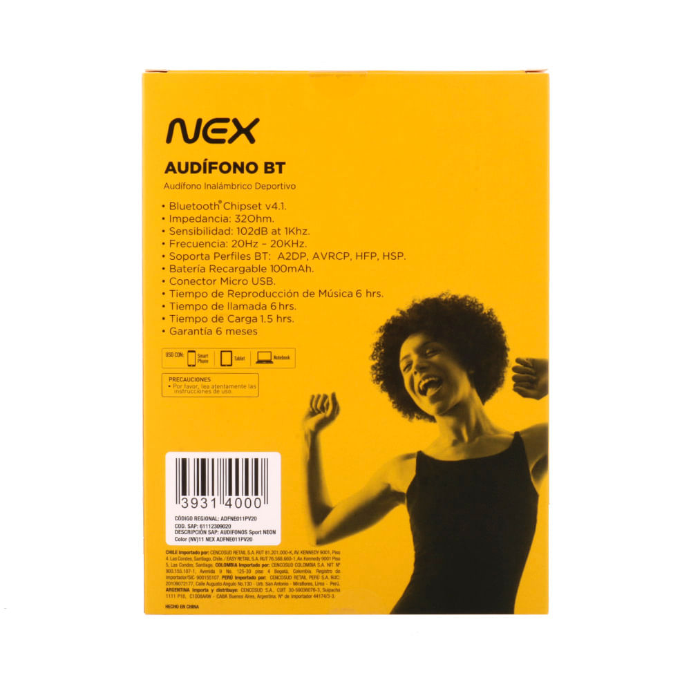 Auricular discount nex bluetooth