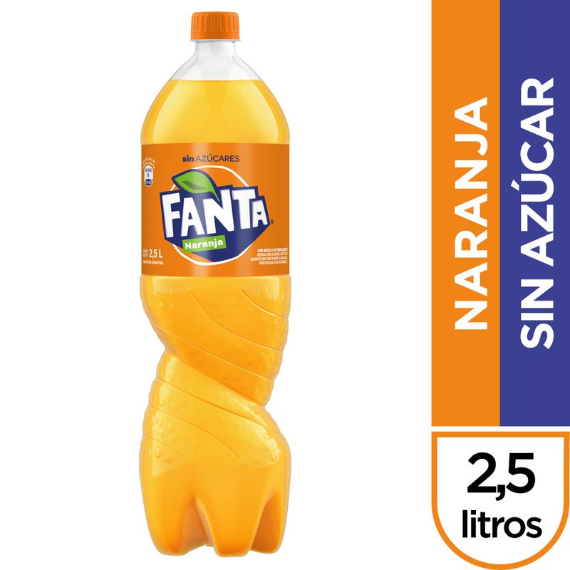 gaseosa FANTA Naranja 2,25lts