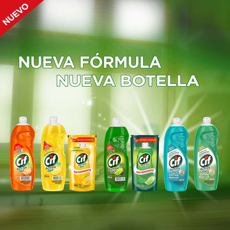 Repuesto-Economico-Detergente-Lavavajilla-Cif-Active-Gel-Limon-Verde-450-Ml-5-44911