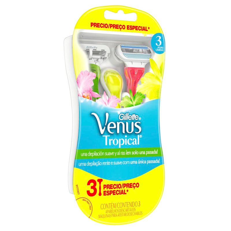 Maquinas-Para-Afeitar-Gillette-Venus-Tropical-3-Unidades-3-36205