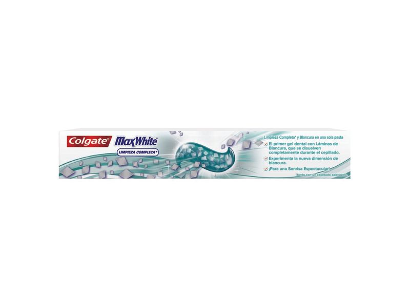 La Vaquita - Crema Dental Colgate Max White Complete Clean Crystal Mint x  100ml x 3 Unidades Econopack