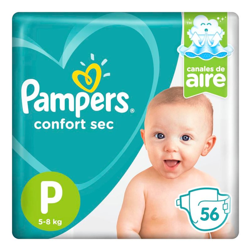 Pañales-Descartables-Pampers-Confort-Sec-Hiper-56-U-1-379010