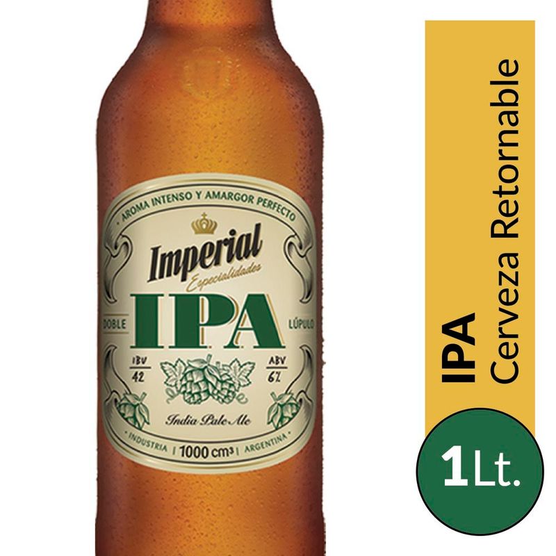 cerveza IMPERIAL Ipa 1lt Ret - Disco