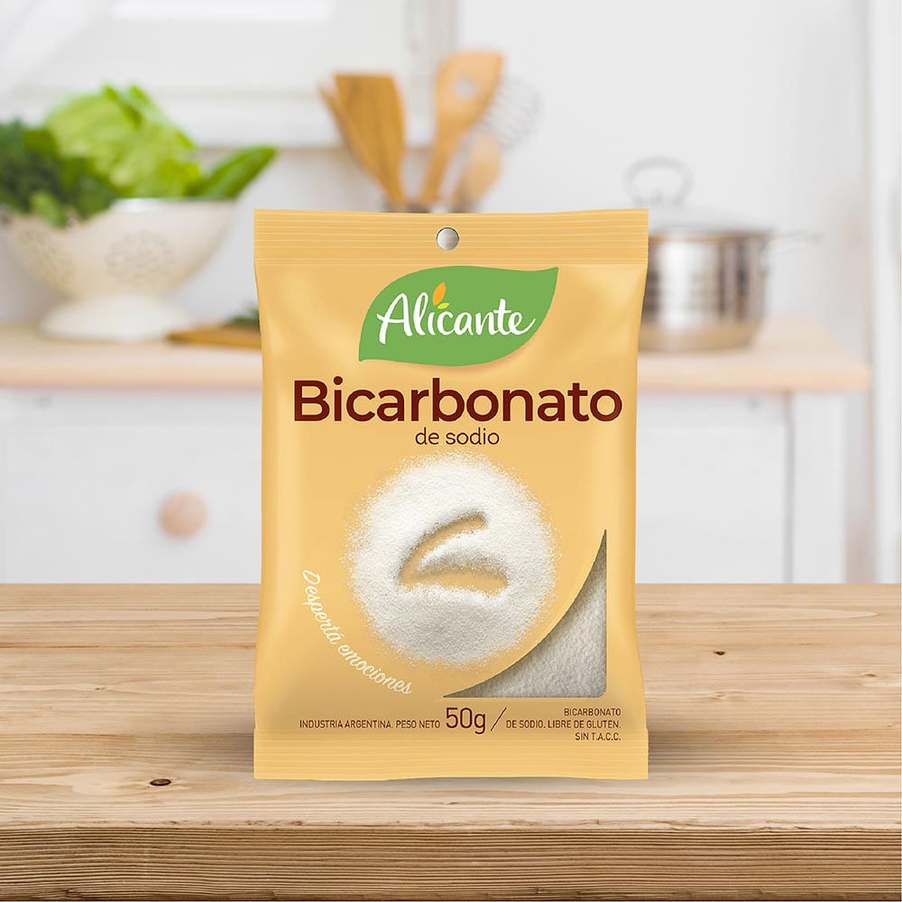 Alicante Bicarbonato de Sodio Baking Soda, 50 g / 1.76 oz pouch