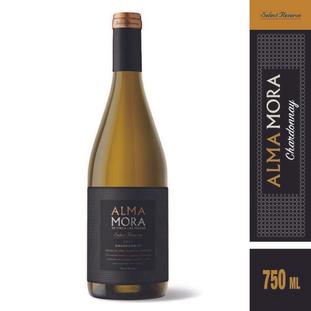 Select BOT-750-ml. Chardonnay - MORA Jumbo Vino ALMA Reserve