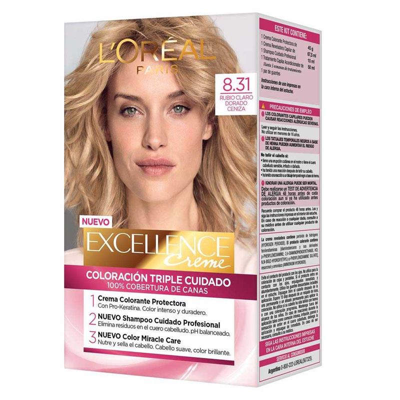 Tintura-Permanente-Excellence-Creme-De-L-Oreal-Paris-831-Rubio-Claro-Dorado-Ceniza-47-Gr-2-28366