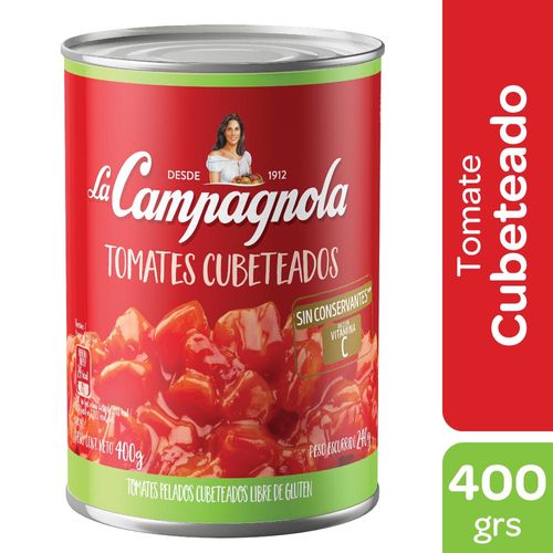 Tomate Cubeteado La Campagnola 400 Gr