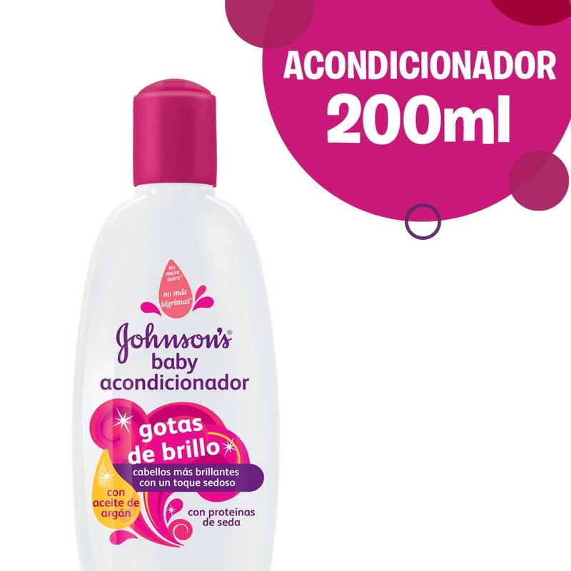 Acondicionador-Para-Niños-Johnson-s®-Gotas-De-Brillo®-X-200-Ml-1-15129