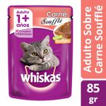 Alimento-Whiskas-Para-Gatos-Souffle-Adulto-Carne-X85g-1-40731