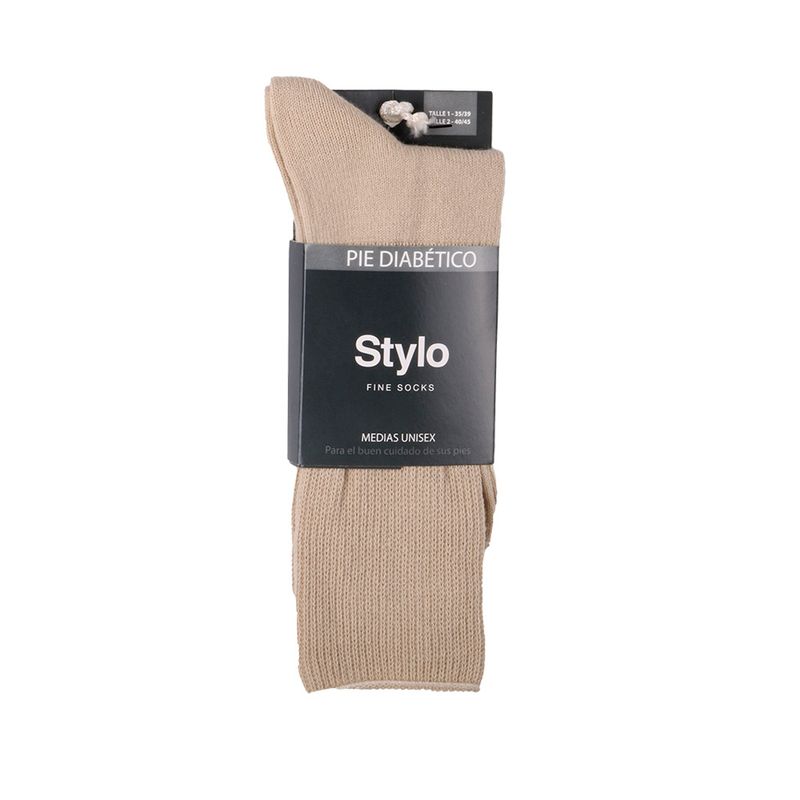 Medias-Stylo-Hombre-Sport-X-1-Par-dralon-Diabetico-zs0848-T2-s-e-par-1-1-509676