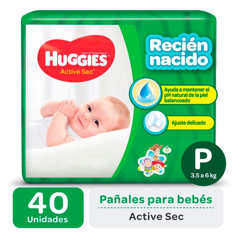 Pañales-Descartables-Huggies-Active-Sec-Recien-Nacido-40-U-1-36432