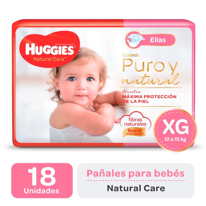 Pañales-Huggies-Natural-Care-Ella-Xg-18-1-236800