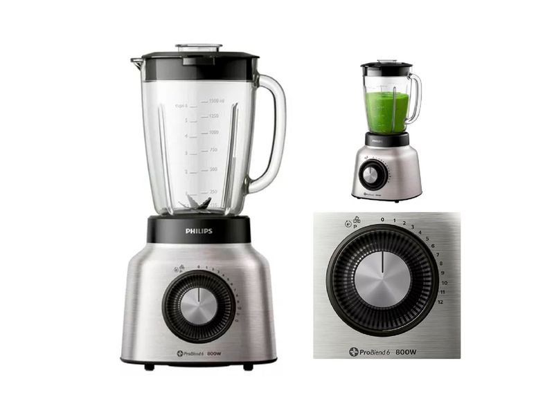 Philips Licuadora Viva Jarra de Vidrio HR2137/81 : : Hogar y  Cocina