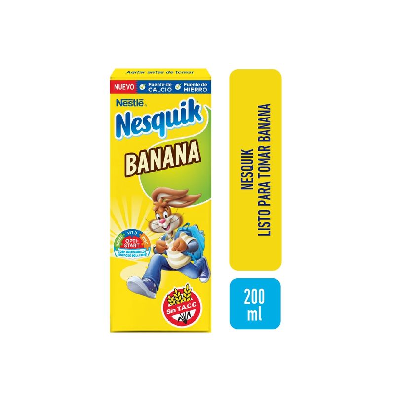 Chocolatada NESQUIK RTD Banana X 200ml - Vea - View #10