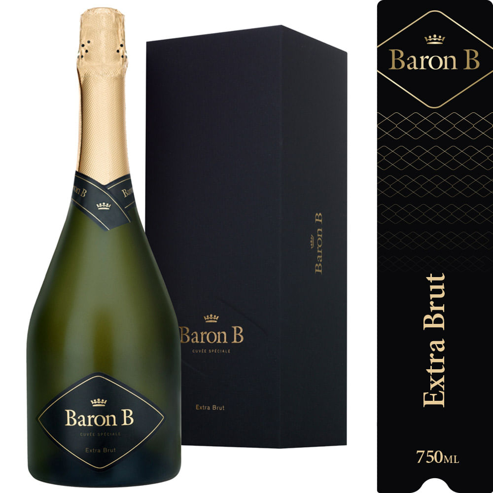 Champaña BARON B Extra Brut Est. 1 Un - Vea