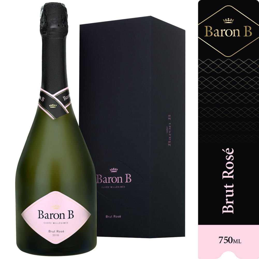 Champaña BARON B Brut Rose X 750cc - Vea