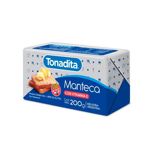 Manteca Tonadita C/vitamina 200g