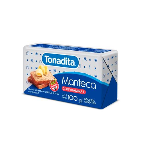 Manteca Tonadita Con Vitamina 100g