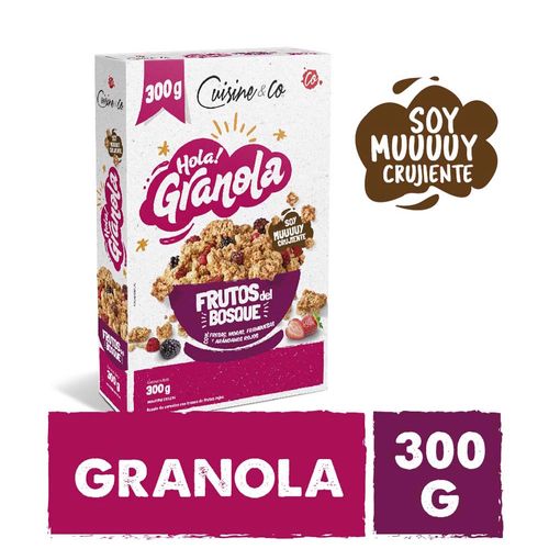 Hola Granola Frutos Del Bosque Cuisine & Co 300 Gr