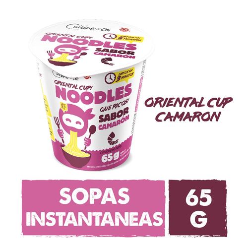 Sopa Instantánea Sabor Camarón 65 Gr Cuisine & Co