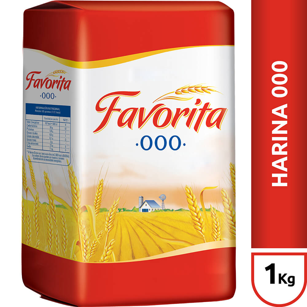 Harina De Trigo Favorita 000 X1 Kg Jumbo 4356