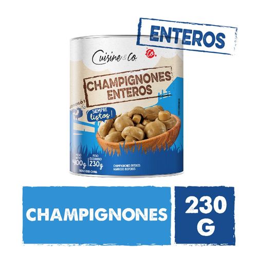 Champignones Enteros Cuisine & Co 230 Gr