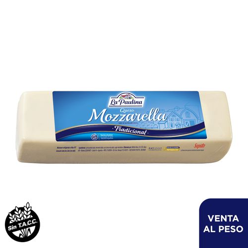 Queso Mozzarella La Paulina Horma 1 Kg