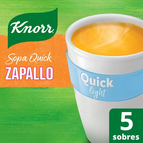 Sopa Instantánea Knorr Quick Zapallo Light 5 Sobres - 50 Gr