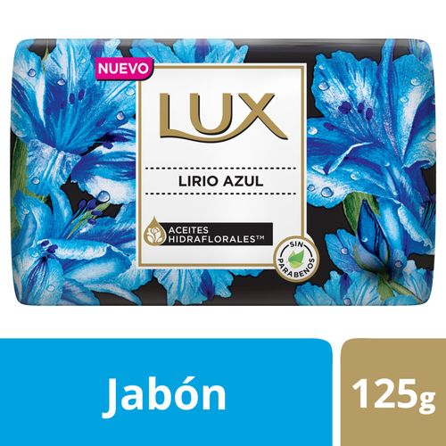 Jabón En Barra Lux Lirio Azul 125 G
