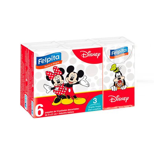 Pañuelos Felpita Disney 6x10