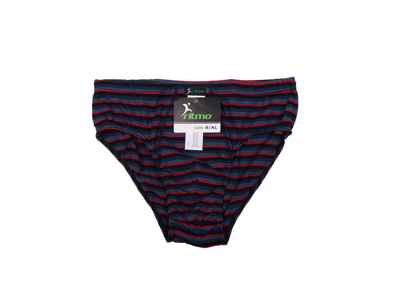 Slip Hombre Jersey Con Toalla Ritmo 2541rirayado T5. X 1 U