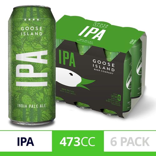 Cerveza Goose Island Ipa 473cc Six Pack