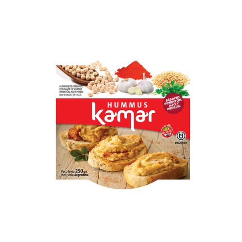 Hummus Kamar Piment½n X 250 Gr