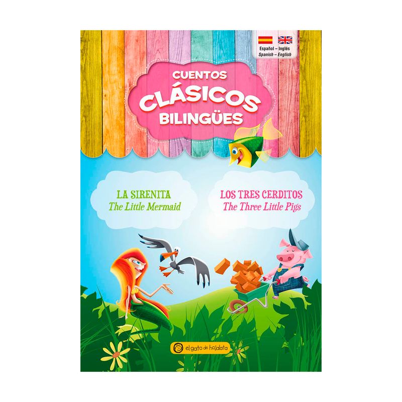 Libros-Sirenita-tres-Cerditos-bilingue-1-857458