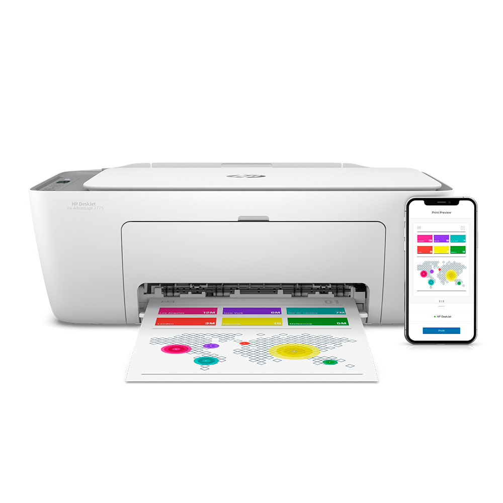 Impresora HP DJ Ink MFP Color 2375 -7WQ01A – AllCell y más
