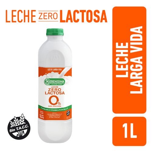 Leche Uat Descremada La Serenisima Zero Lactosa Botella 1l