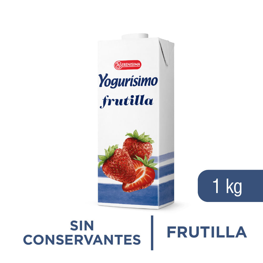 Yogur Yogurísimo bebible Tetra x 1000g Frut B9+Zinc