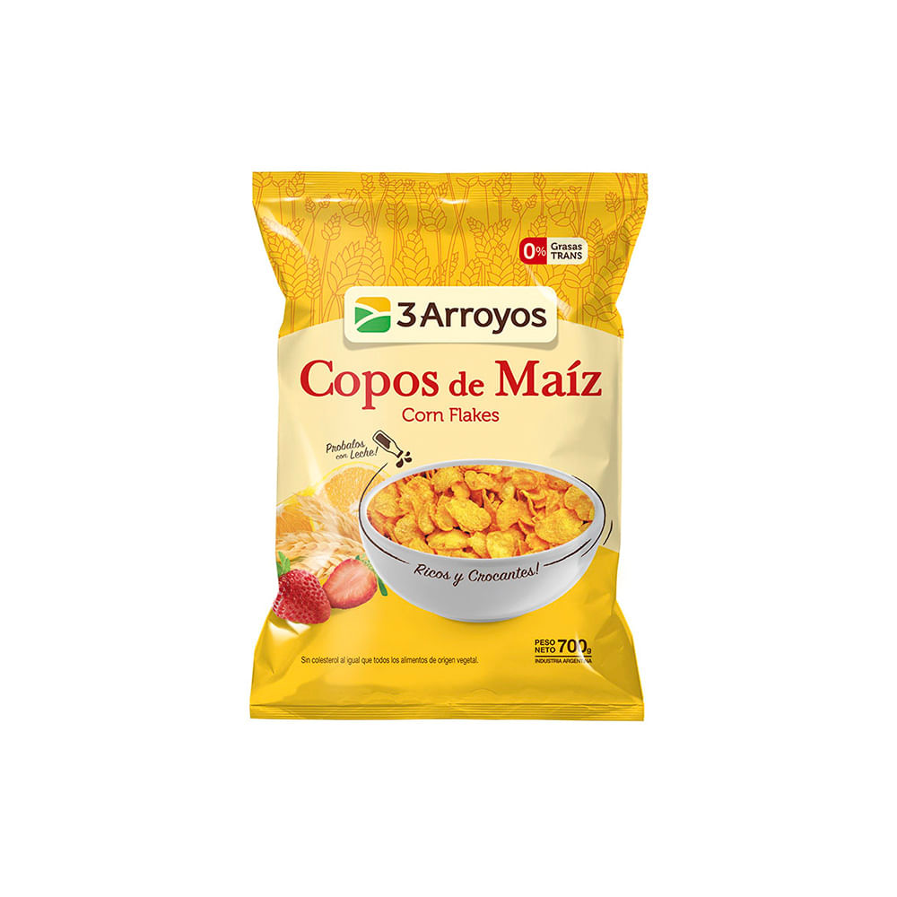 Copos De Maíz 3 Arroyos 700 Gr Vea