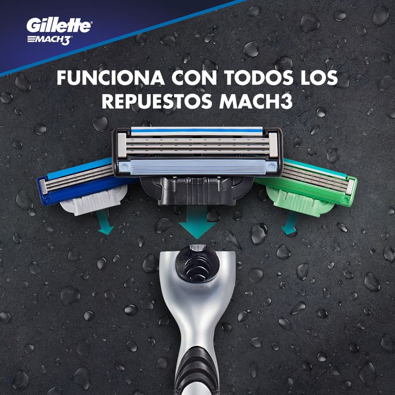 M-quina-Para-Afeitar-Recargable-Gillette-Mach-3-1-U-7-47313