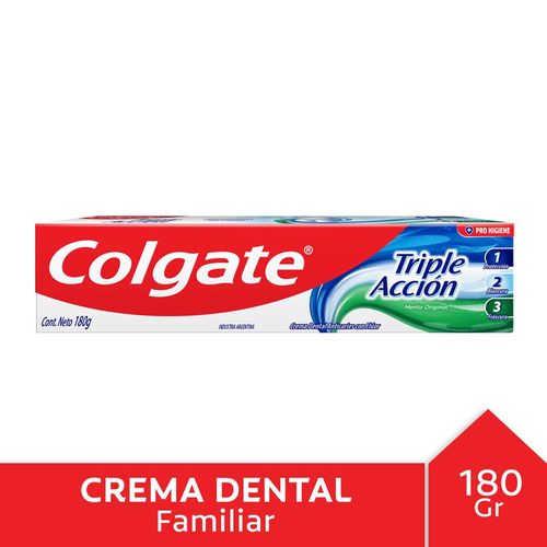 Crema Dental Colgate Triple Acción 180gr