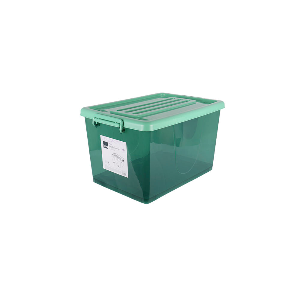 Caja Ordenación con Ruedas Natural 52L. (Mod. 6) - Great Plastic