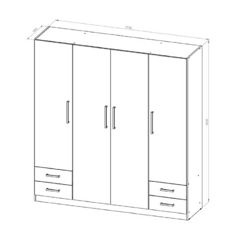 Placard-Dielfe-4p-Estantes-Y-4-Cajones-1-70mt-Blanco-2-859161