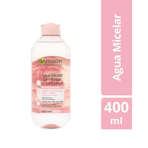 Agua Micelar Garnier Water Rose B400